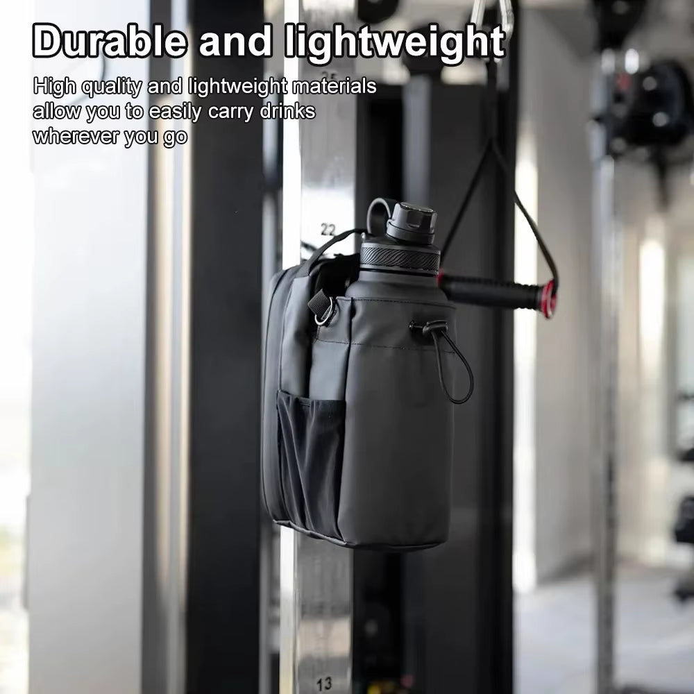 Magnetic Gym Bag -  Magnetic Carrier Bag with Phone Pocket Portable Gym Water Bottle Pouch Gym Accessories Organizer