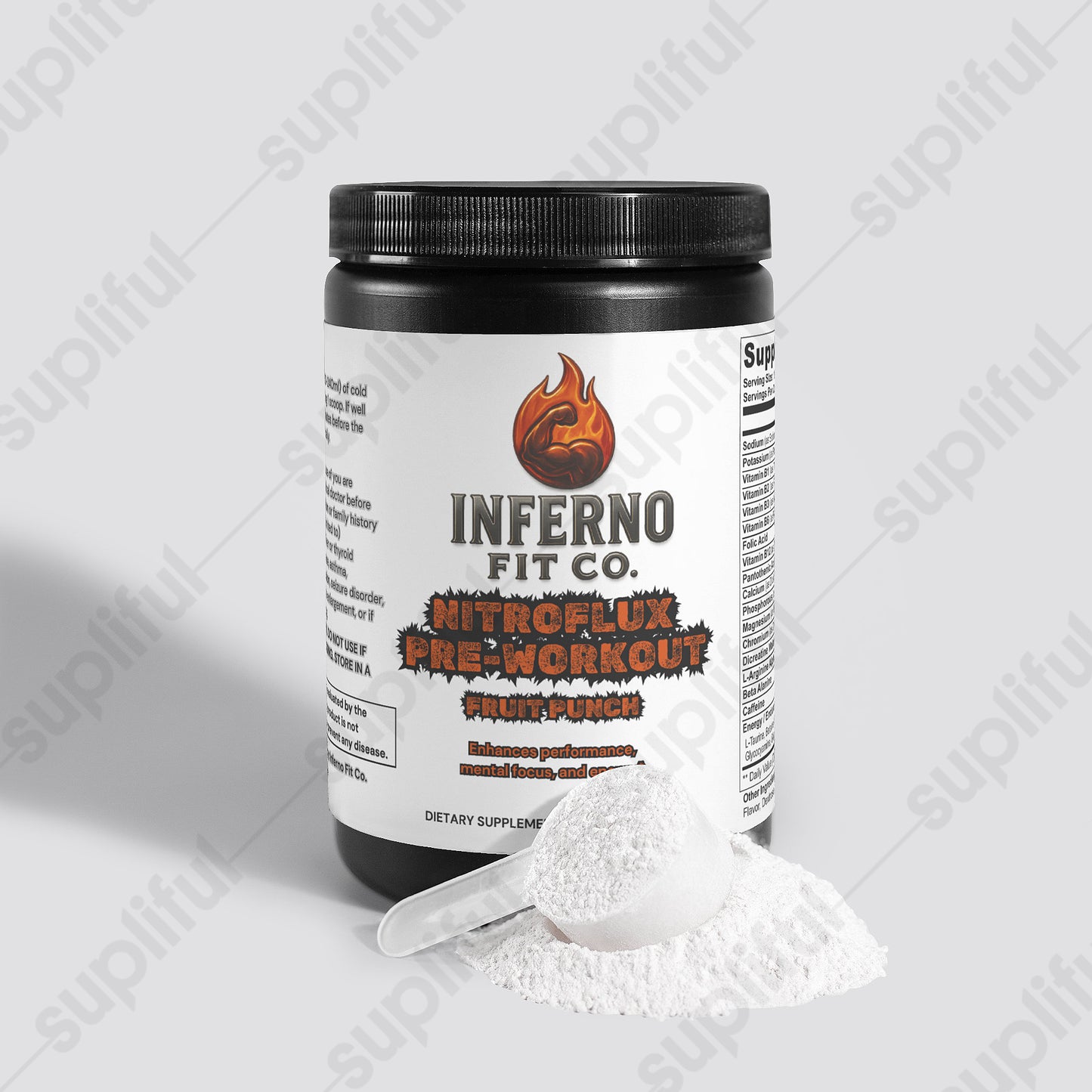 NITRO FLUX Pre-Workout Powder (Fruit Punch)