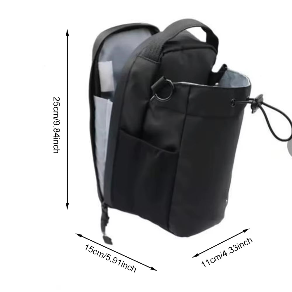 Magnetic Gym Bag -  Magnetic Carrier Bag with Phone Pocket Portable Gym Water Bottle Pouch Gym Accessories Organizer